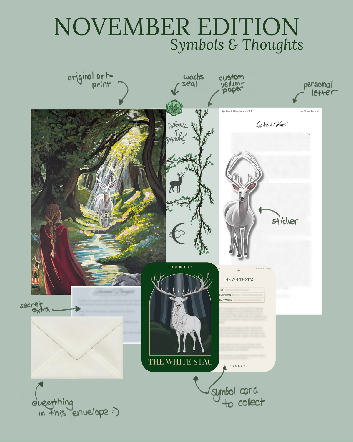 Symbols & Thoughts Mail Club – Monthly Subscription